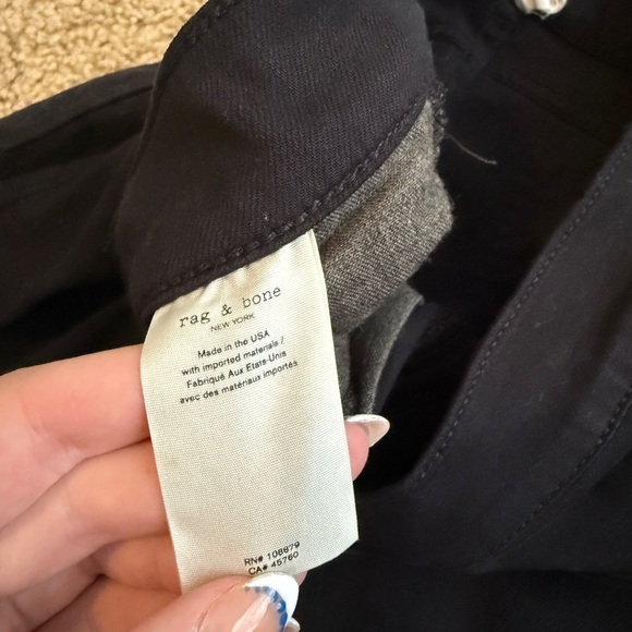 Rag & Bone Black Trousers - Picture 3 of 8